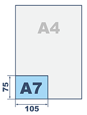Блокнот формата А7
